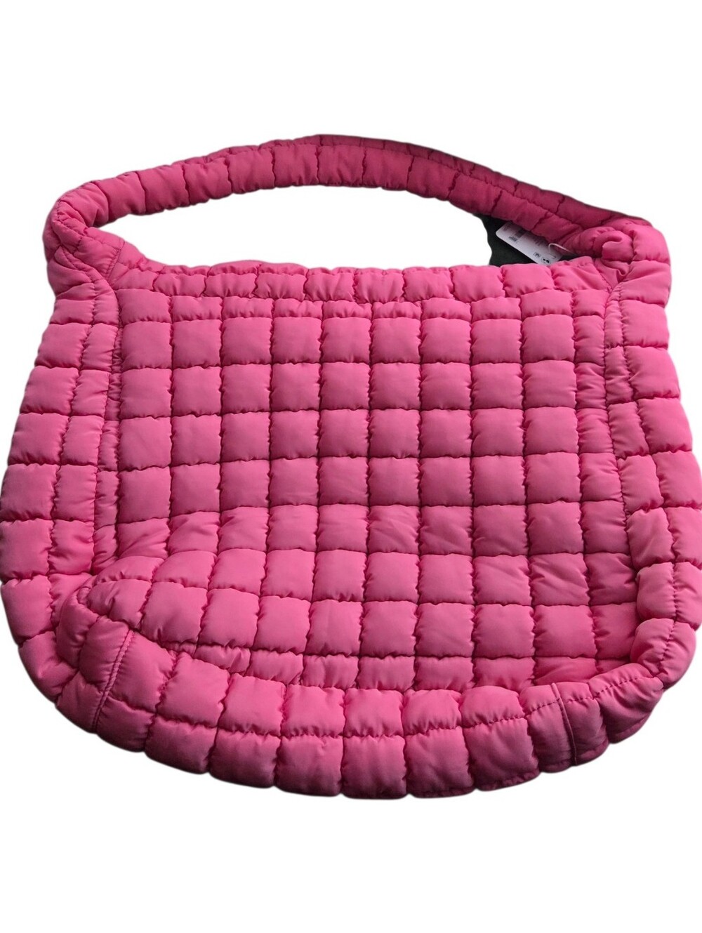 FP Movement Quilted Carryall Puffer Tote Bag Bubblegum Pink Oversized NWT - Picture 8 of 13